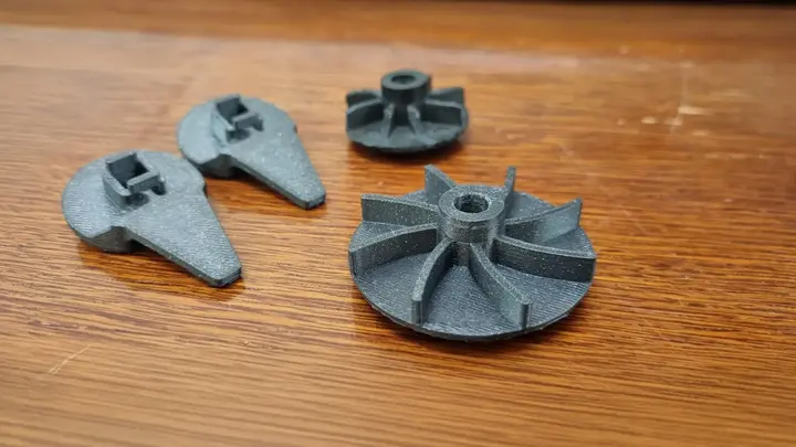 Techniczne części użytkowe wykonane na drukarce 3D